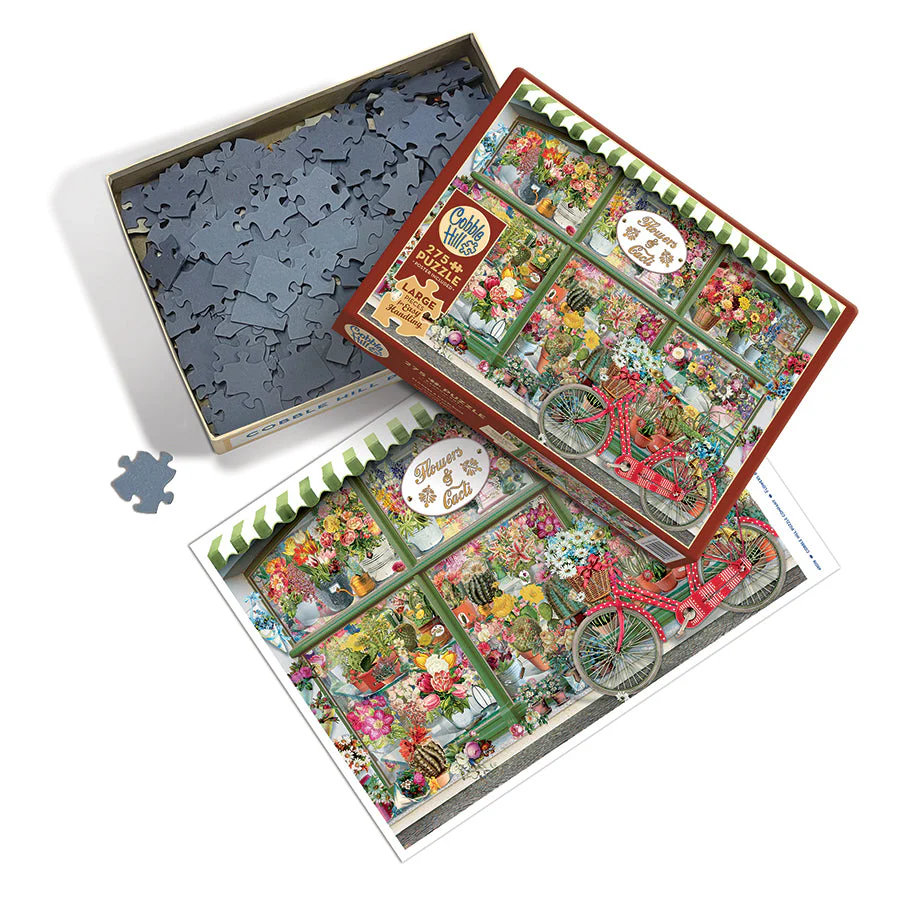 Flowers and Cacti Shop | Easy Handling 275 Piece