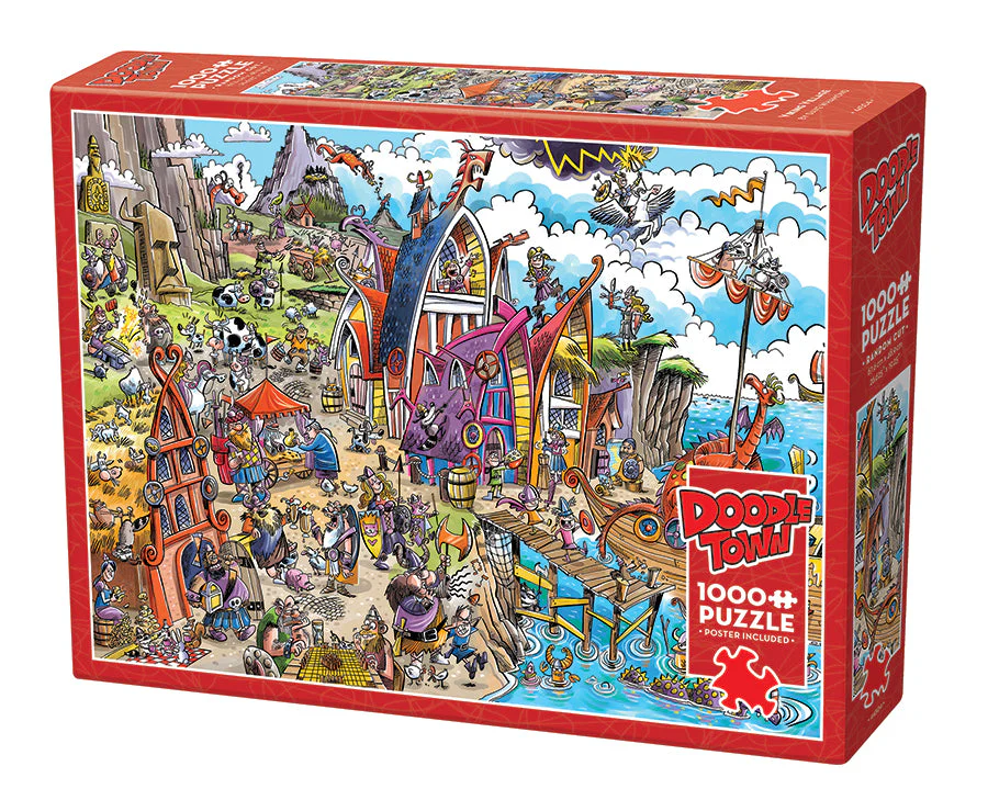 DoodleTown: Viking Village | 1000 Piece