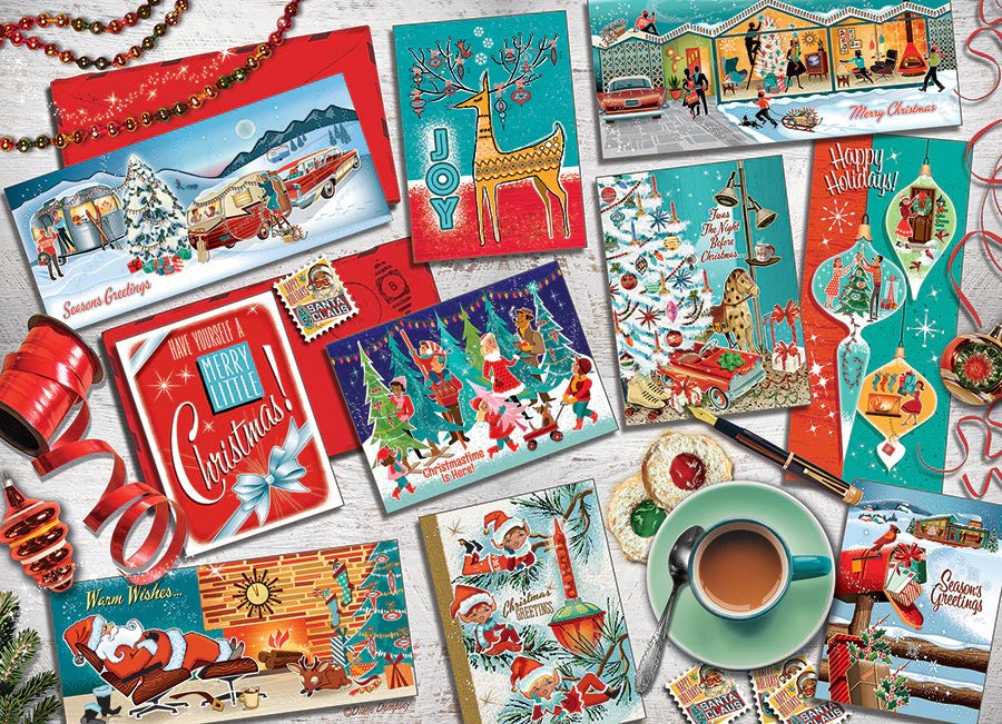 Mid Mod Season's Greetings | 1000 Piece