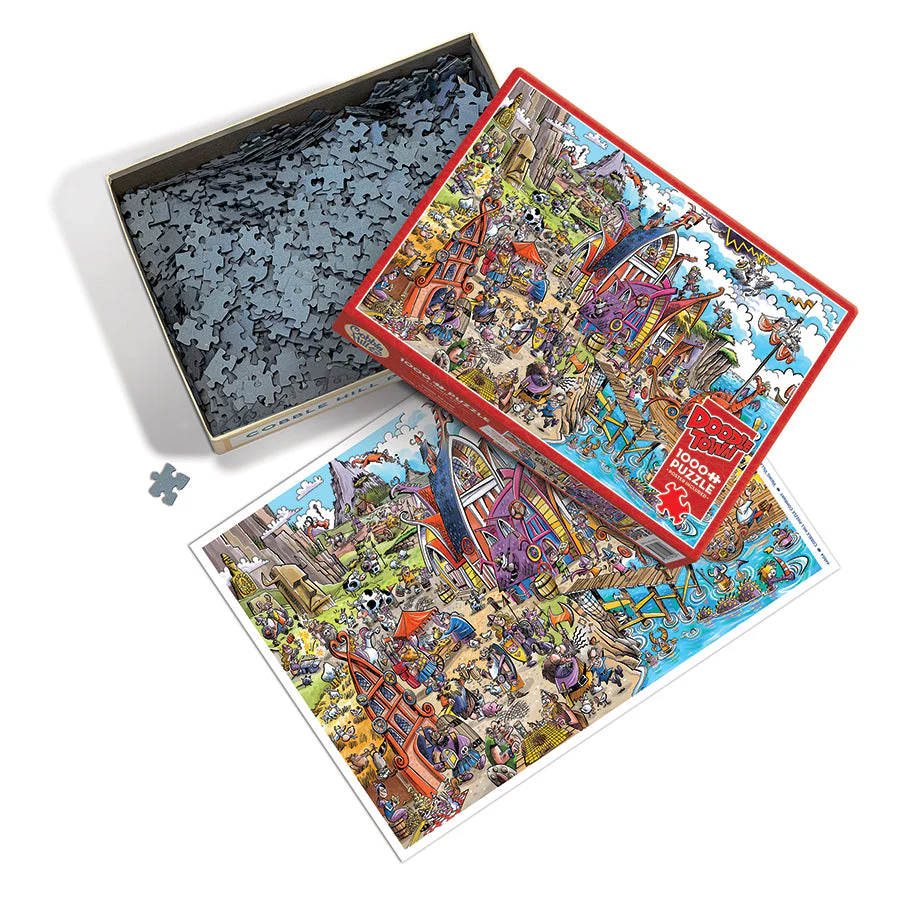DoodleTown: Viking Village | 1000 Piece