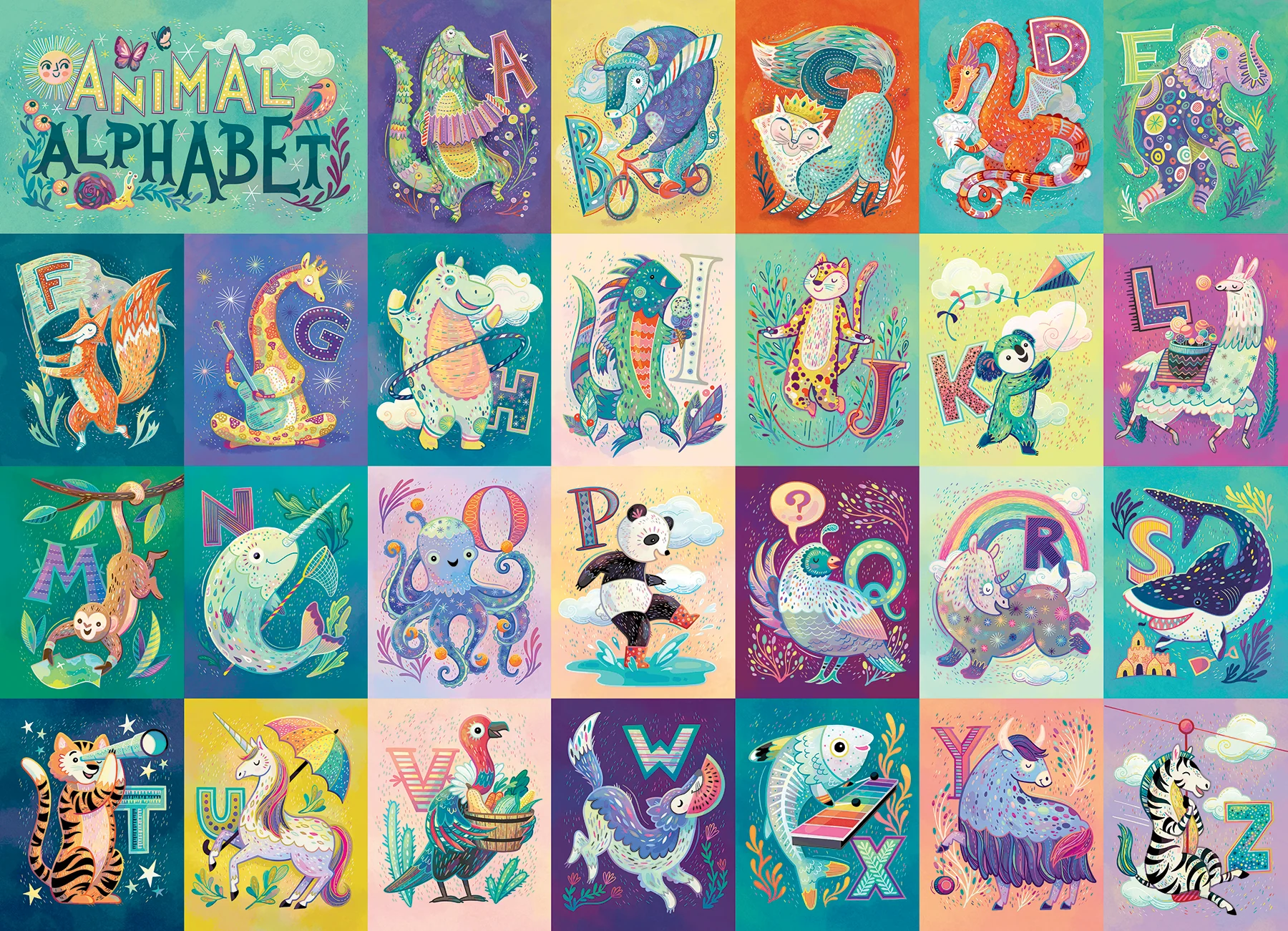 Animal Alphabet (Family) | Family Pieces 350