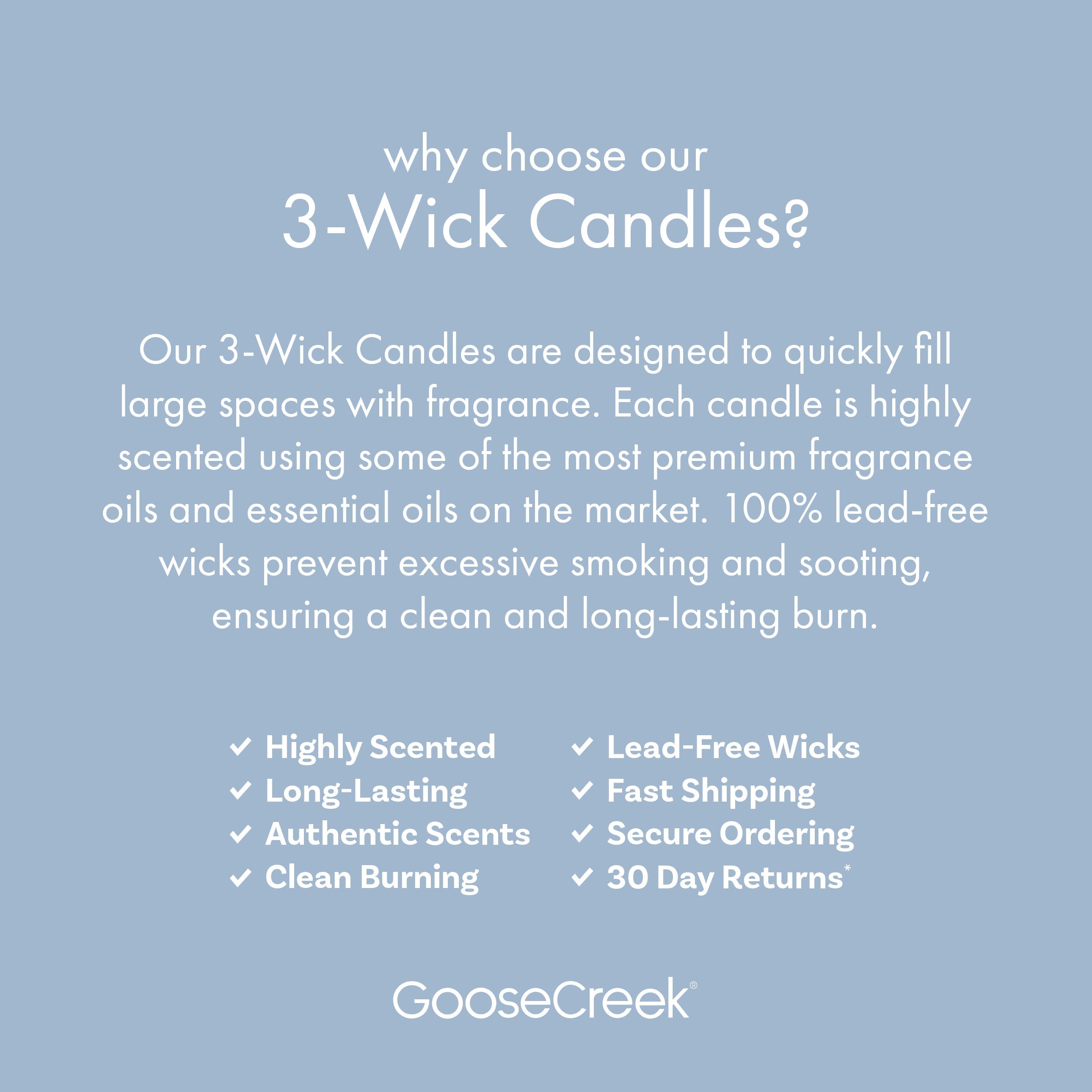 Baby Powder 3-Wick Candle