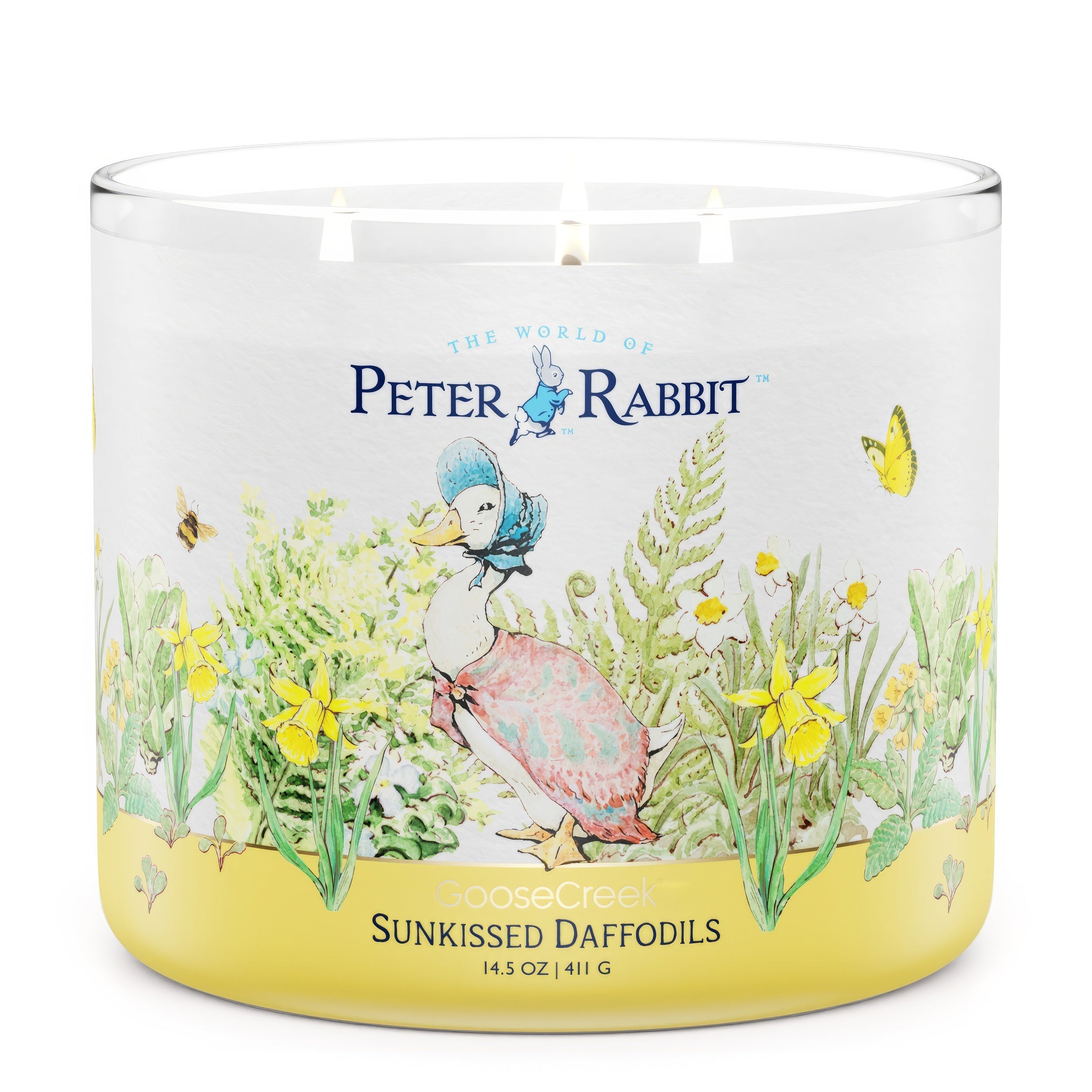 Sunkissed Daffodils Peter Rabbit 3-Wick Candle