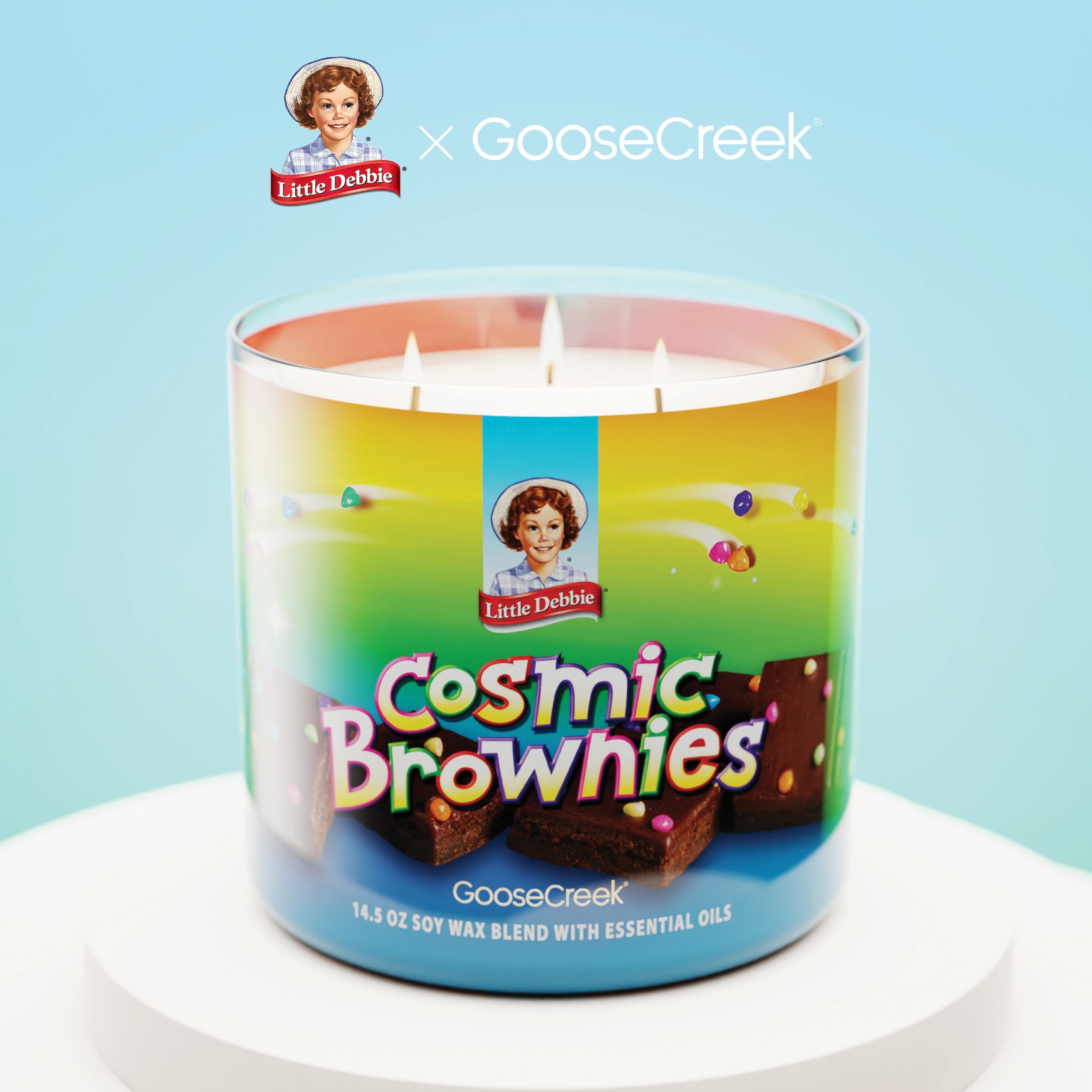 Cosmic Brownies Little Debbie TM 3-Wick Candle