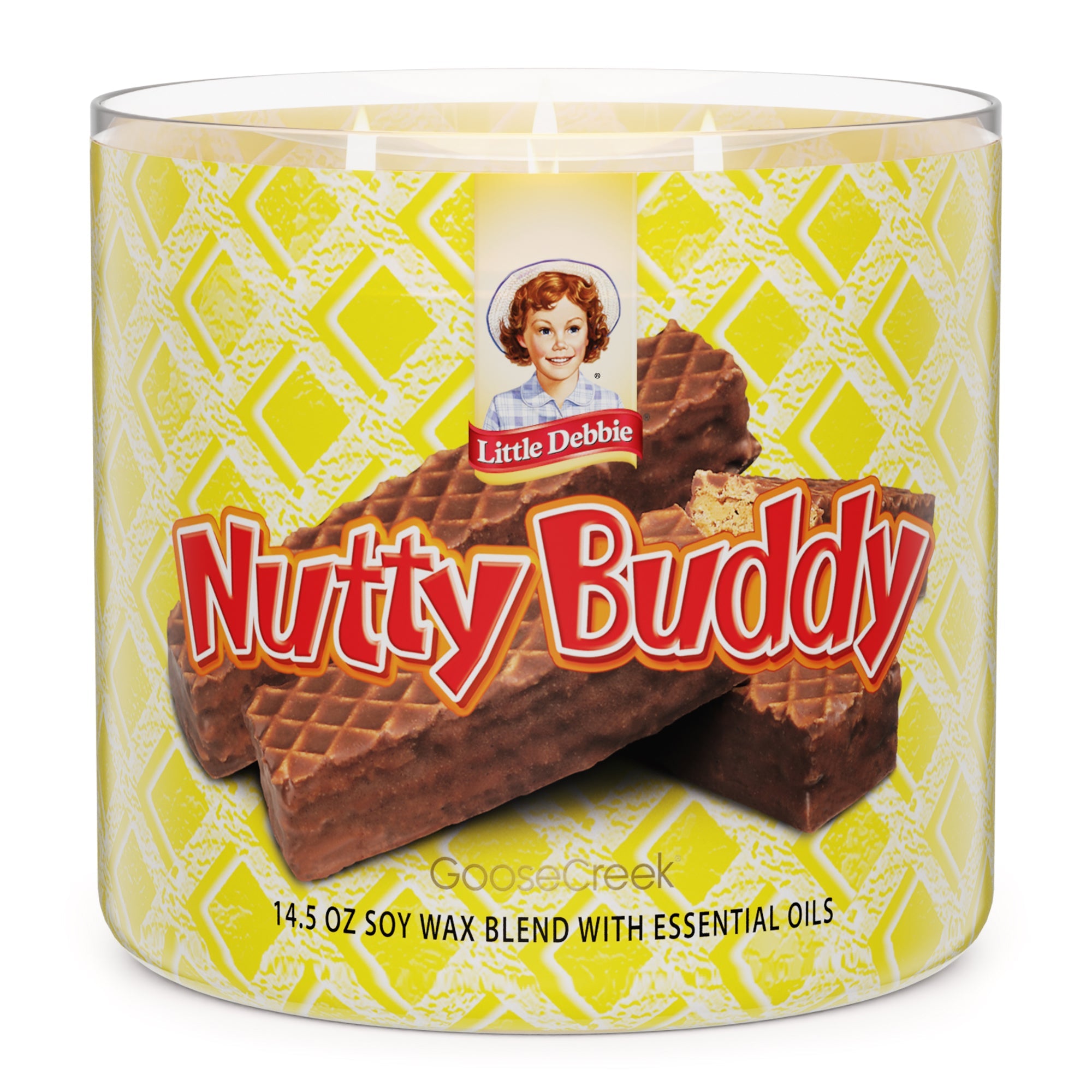 Nutty Buddy Little Debbie TM 3-Wick Candle