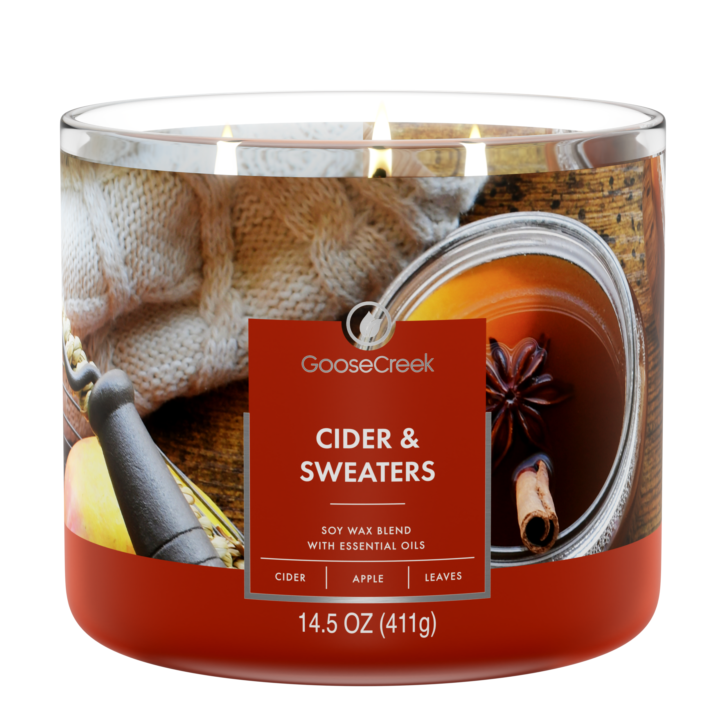 Cider & Sweaters 3-Wick Candle