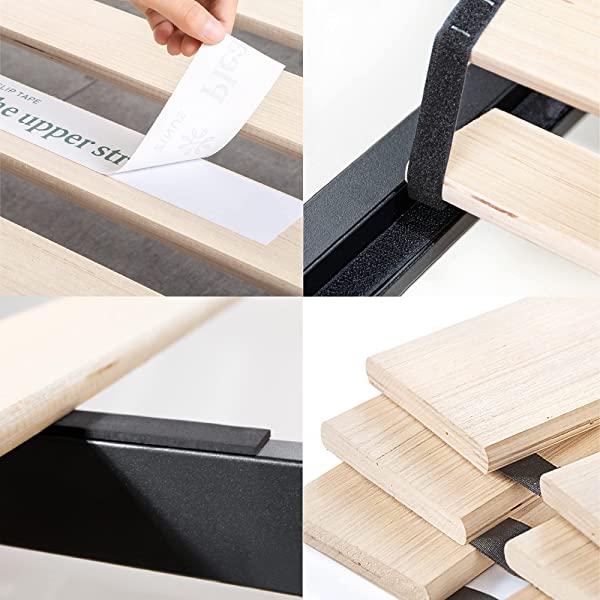 ZINUS Trisha Metal Platforma Bed Frame / Wood Slat Support / No Box Spring Needed / Easy Assembly, Full Full Standard Platform Bed Frame
