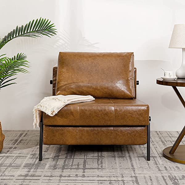 Vonanda Sofa Bed, Folding Velvet Sleeper Sofa, Modern Sleeper Chair Bed with Hidden Legs and Sturdy Frame for Small Living Space, Velvet Hunter Green