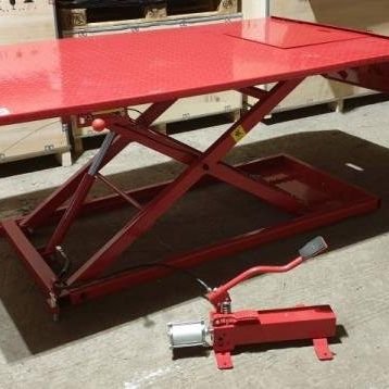 Quad Bike Bench Lift. Motorcycle Lift.Ride On Mower Bench Hydraulic Lift