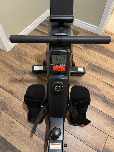 YOSUDA Magnetic Rowing Machine - 350 lb Weight Capacity with LCD Display, Tablet Holder and Comfort Seat