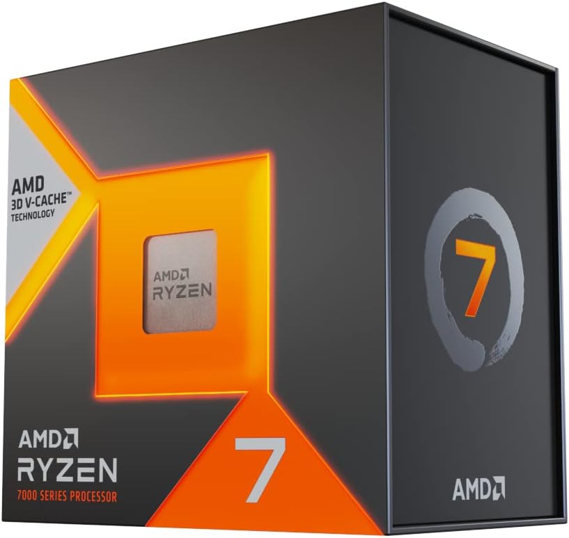 AMD Ryzensets 7 7800X3D Processor with Cooler