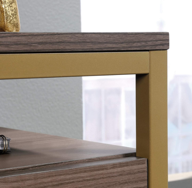 Sauder 423301 International Lux horizontal file, diamond dusty surface