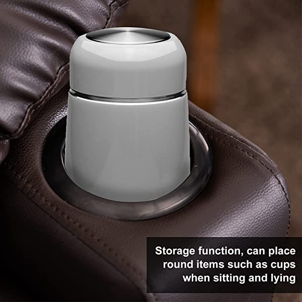 JOVNO Power Lift Recliner Chair Single Living Room Sofa with Massage,Home Theater Seating with Heat and Vibration Sofa Back and Detachable Armrest (Brown)