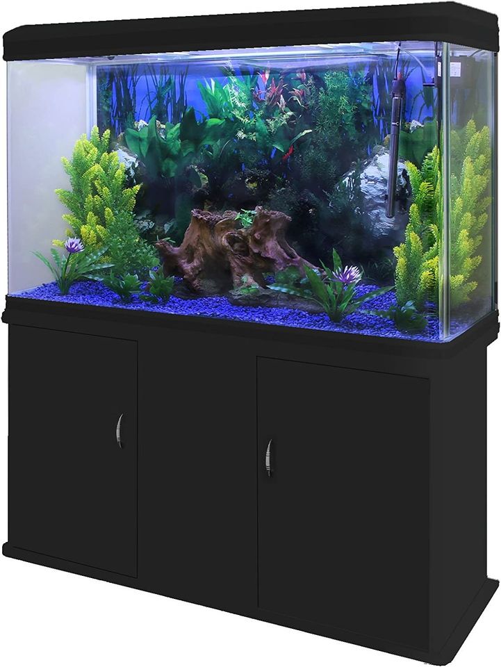 Large Fish Tank Aquarium 4ft 300L Marine Tropical Saltwater Freshwater