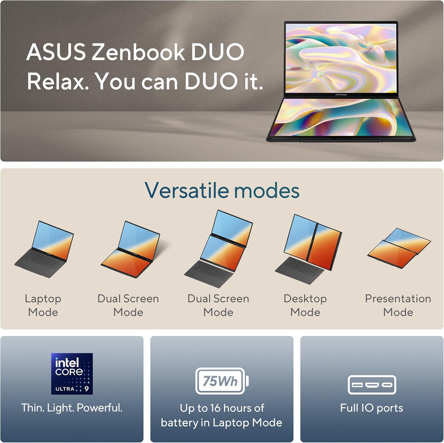 ASUS Zenbook DUO Dual 14