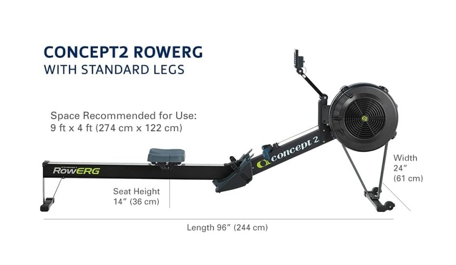 CONCEPT 2 MODEL D WITH PM5 IN BLACK, OUTSTANDING CONDITION!