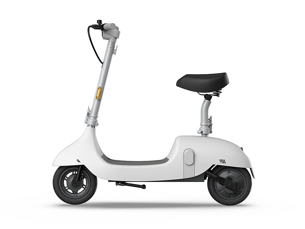 OKAI - Ceetle Pro Electric Scooter with Foldable Seat w/35 Miles Operating Range & 15.5mph Max Speed