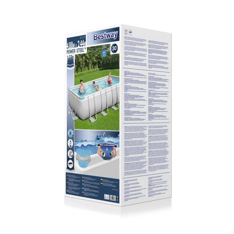 Populäres Design Rechteckiger Outdoor-Garten für Erwachsene Pools Schwimmende Outdoor-Familie mit Swimmingpool-Abdeckung