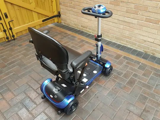 Monarch SOLAX Elf + Automatic Folding Mobile Scooter-Blue