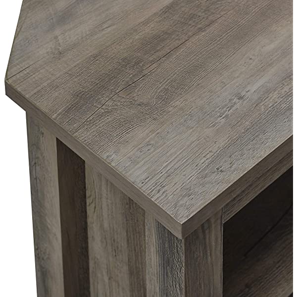 Walker Edison Wren Classic 4 Cubby TV Stand for TVs up to 65 Inches, 58 Inch, Black Black 58 InchTV Stand