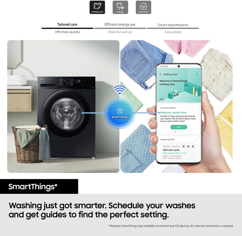 Samsung Series 5 WW80CGC04DABEU ecobubble with SmartThings Washing Machine