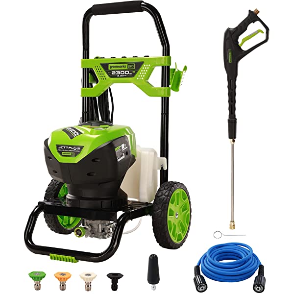 Greenworks Pro 2300 Max PSI @ 2.3 GPM (14 Amp) Brushless Electric Pressure Washer GW2300