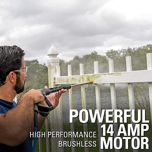 Greenworks Pro 2300 Max PSI @ 2.3 GPM (14 Amp) Brushless Electric Pressure Washer GW2300