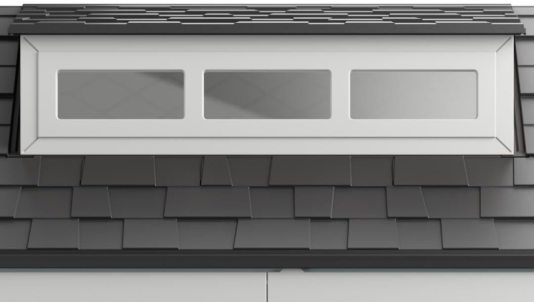 Rubbermaid Resin Outdoor Storage Shed With Floor (7 x 7 Ft)