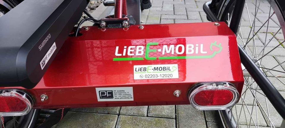 E-Bike SHIMANO Disco 20 Zoll 5-Gang Tiefeinsteiger Dreirad