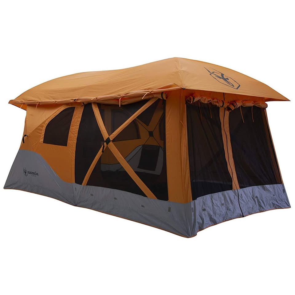 T4 Plus Hub Tent, Easy 90-Second Set-Up, Waterproof, UV Resistant, 4-8 Person