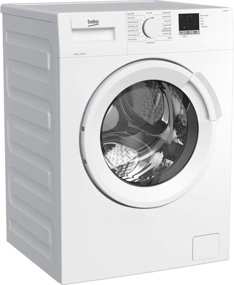 Beko WTL82051W Washing machine 8kg capacity 1200 rpm rotation speed Grade C Energy efficiency