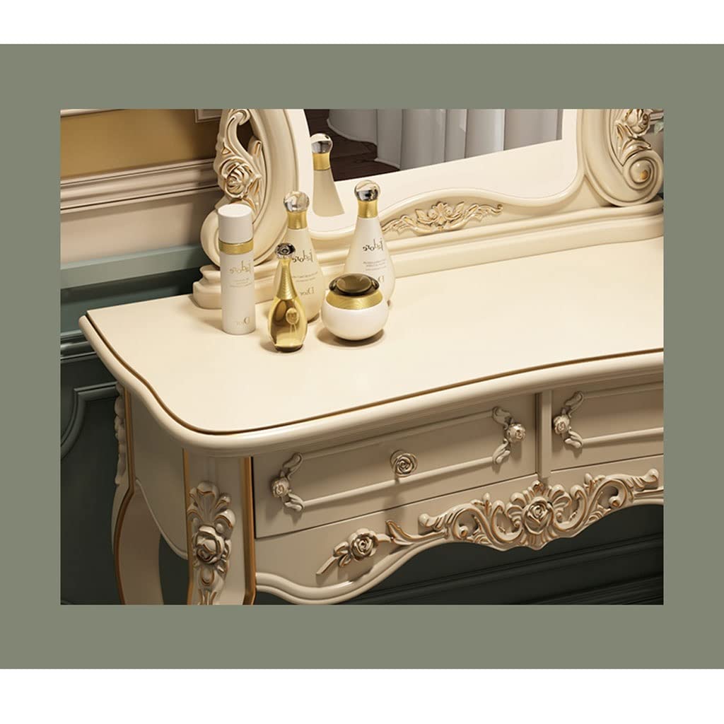 【Furniture】Vanity for Bedroom Dresser Set with Mirror Bedroom Makeup Table Multifunctional Fashion Dresser