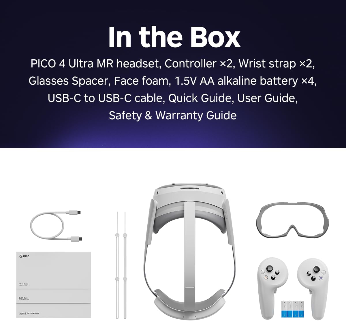 PICO 4 Ultra 256GB - VR and Mixed Reality Headset