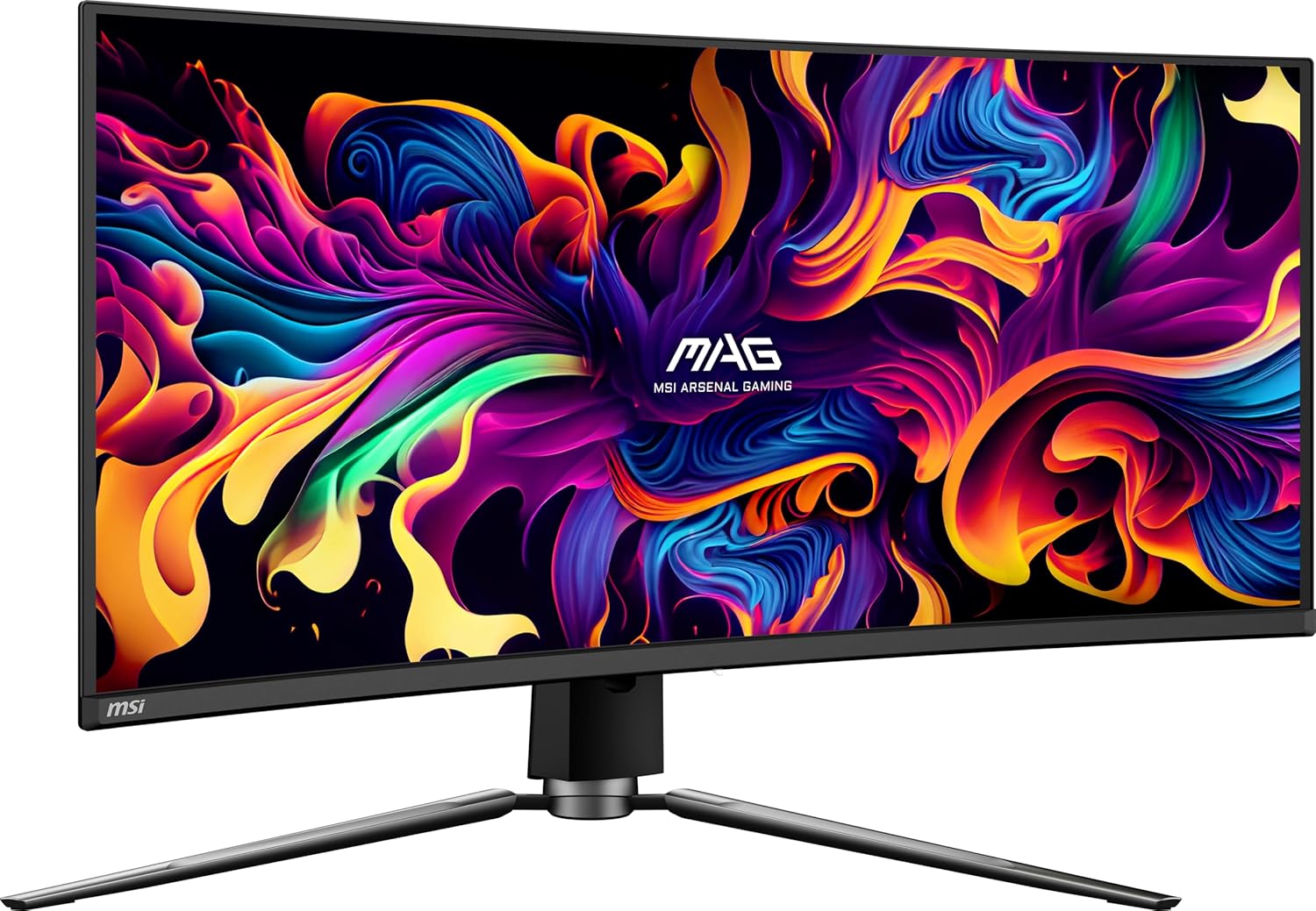 MSI MAG341CQP QD-OLED, 34 Curved OLED Gaming Monitor, 3440 x 1440 (UWQHD), OLED 0.03ms Response time, 175Hz, True Black HDR 400