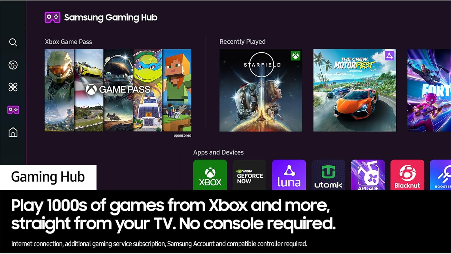 Samsung  Q60D QLED 4K, Powered by Quantum Dot, Quantum HDR, Object Tracking Sound Lit, Gaming Hub, DUAL LED [Energy Class F]