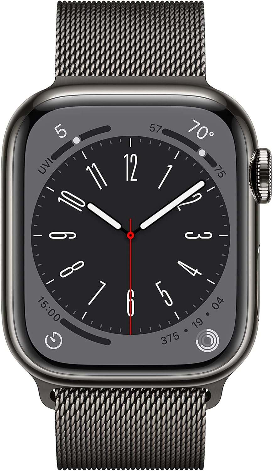 Apple Watch Series 8 (GPS) Smartwatch - (Product) Aluminum Case with (Product) Sport Band - Regular
