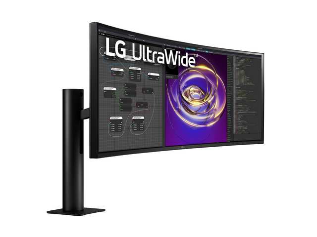 34 Curved 219 UltraWide Display with Ergo Stand (Extend Retract Swivel Height Tilt)