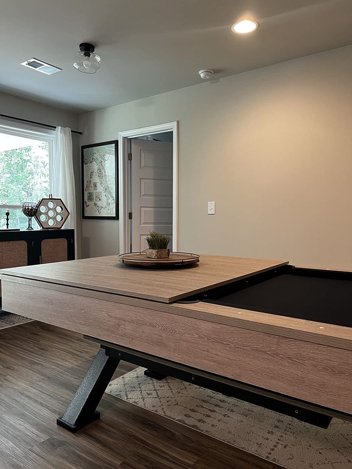 【Sports&Outdoors】Black Canyon 7' Pool Table with Dining Top