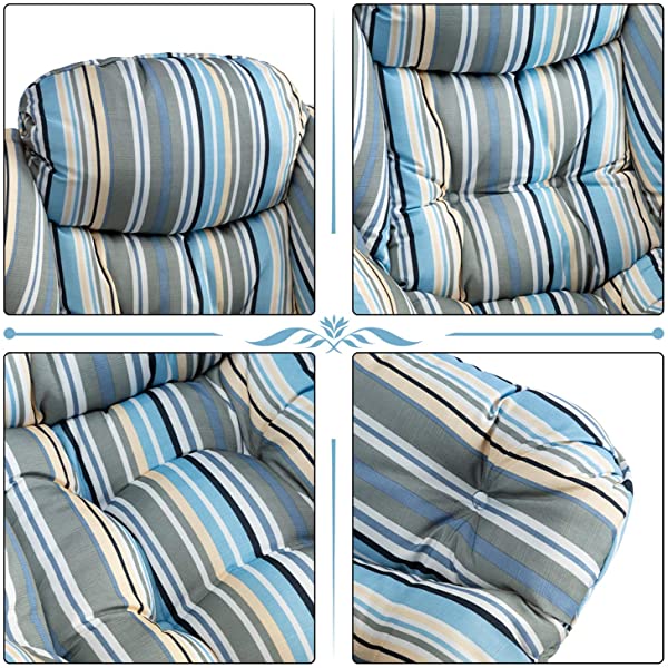 AbocoFur Modern Large Cotton Fabric Lazy Chair，Accent Contemporary Lounge Chair, Single Steel Frame Leisure Sofa Chair with Armrests and A Side Pocket, Beige