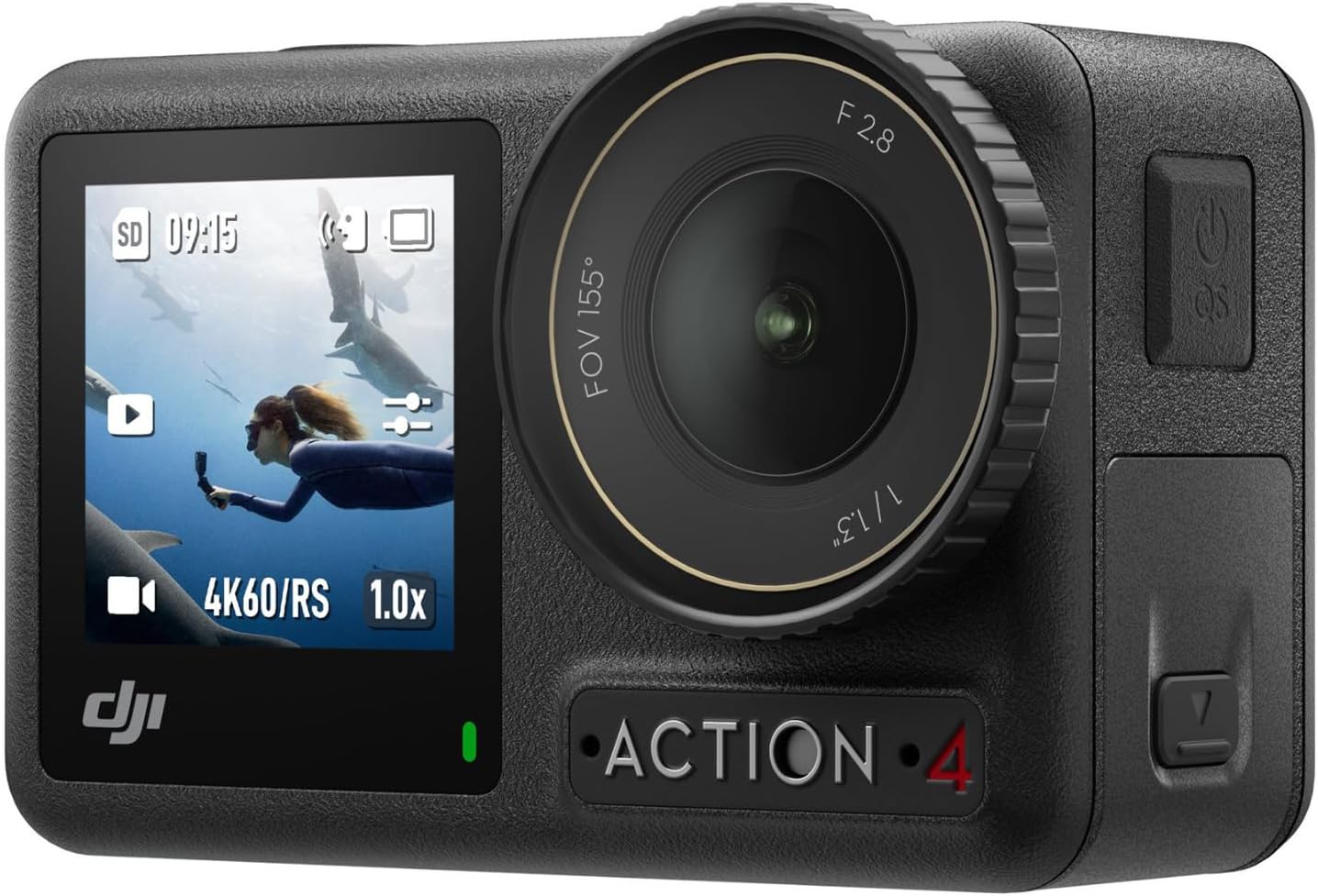 DJI Osmo Action 4 Adventure Combo, 4K/120fps Waterproof Action Camera