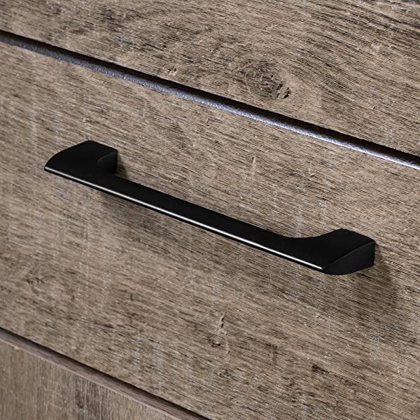 South Shore Bar Cabinet with Bottle and Glass Storage, Black Oak Black Oak Bar Cabinet