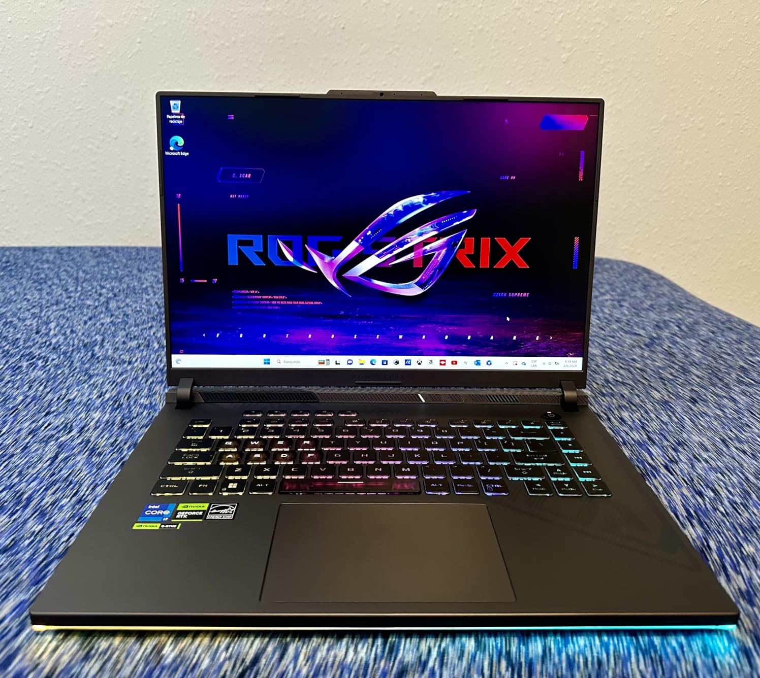 ASUS ROG Strix G16 Gaming Laptop, 165Hz Display, NVIDIA® GeForce RTX™ 4060, Intel Core i7-13650HX, 16GB DDR5, 1TB PCIe Gen4 SSD