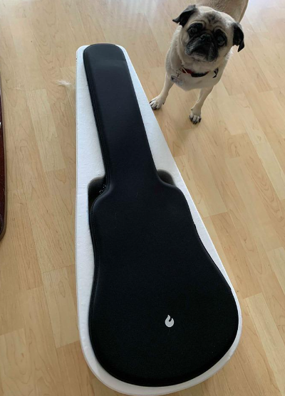 LAVA ME 2 Carbon Fiber Guitar 36 Electric Travel Guitar with Pack Plectrum & Charging Cable