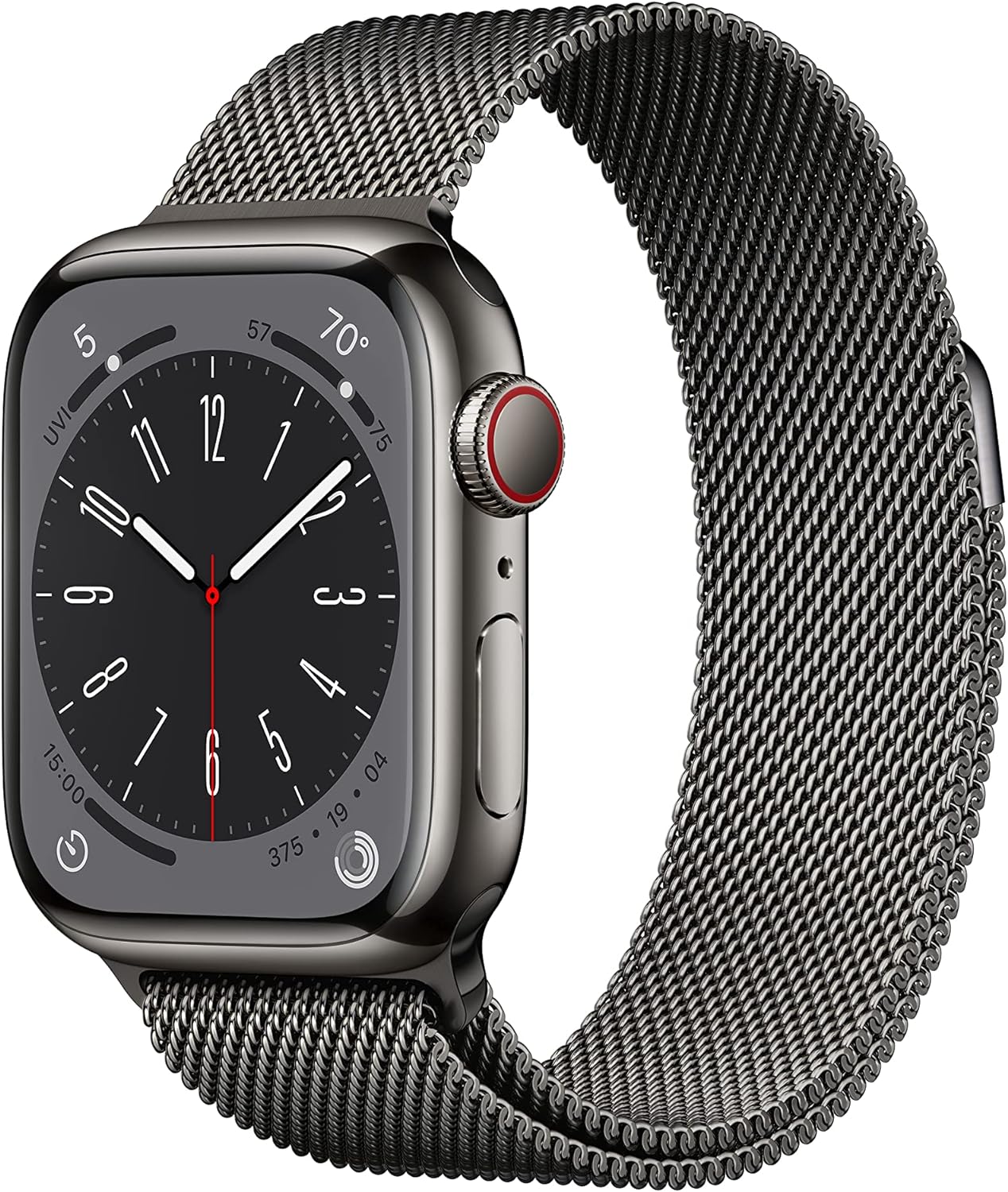 Apple Watch Series 8 (GPS) Smartwatch - (Product) Aluminum Case with (Product) Sport Band - Regular