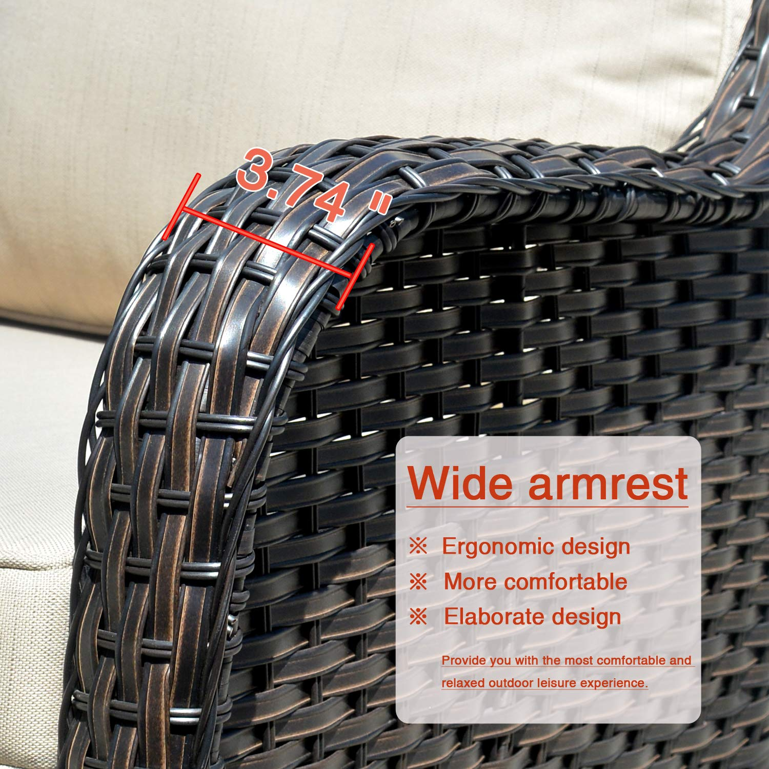 Outdoor Furniture Patio Furniture Set 7 Pcs