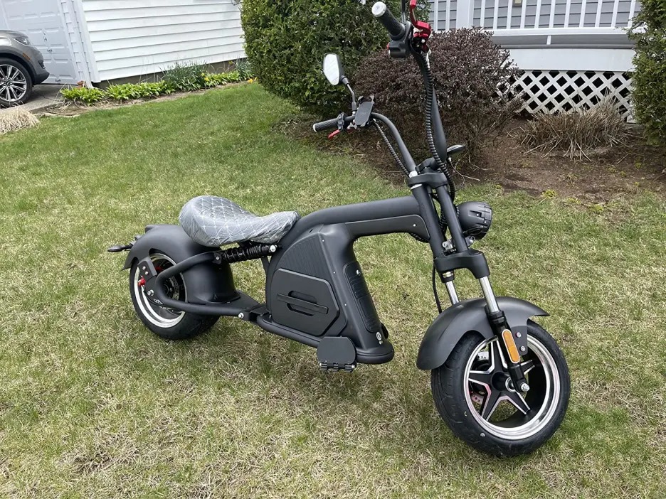 Eahora M8 2000W 37MPH Electric Moped for Adults Street Legal, 60V 30Ah