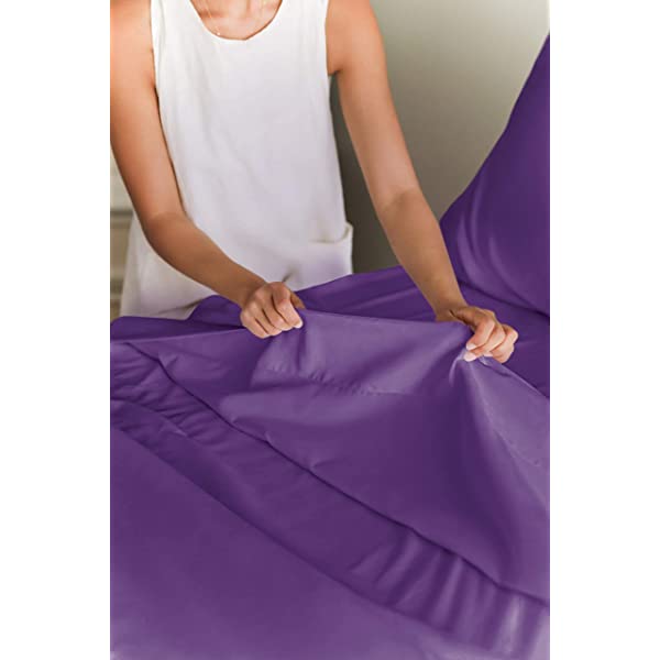 Queen Size Sheet Set - 4 Piece - Hotel Luxury Bed Sheets - Extra Soft - Deep Pockets - Easy Fit - Breathable & Cooling Sheets - Wrinkle Free - Comfy – Dark Grey Bed Sheets - Queens Sheets – 4 PC Queen Grey