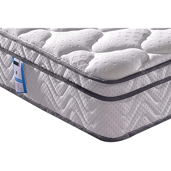 Vesgantti 10.2 Inch Twin XL Multilayer Hybrid Mattress, Bed in a Box, Medium Firm Plush Feel- Memory Foam and Pocket Spring - CertiPUR-US Certified/10 Year Guaranty Twin XL 10.2 Inch