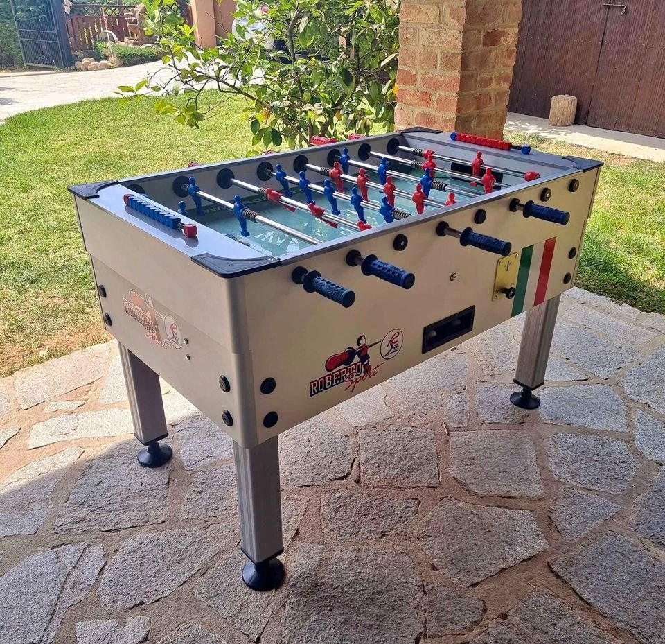 ROBERTO SPORT WHITE LIMITED EDITION PROFESSIONAL TABLE FOOTBALL