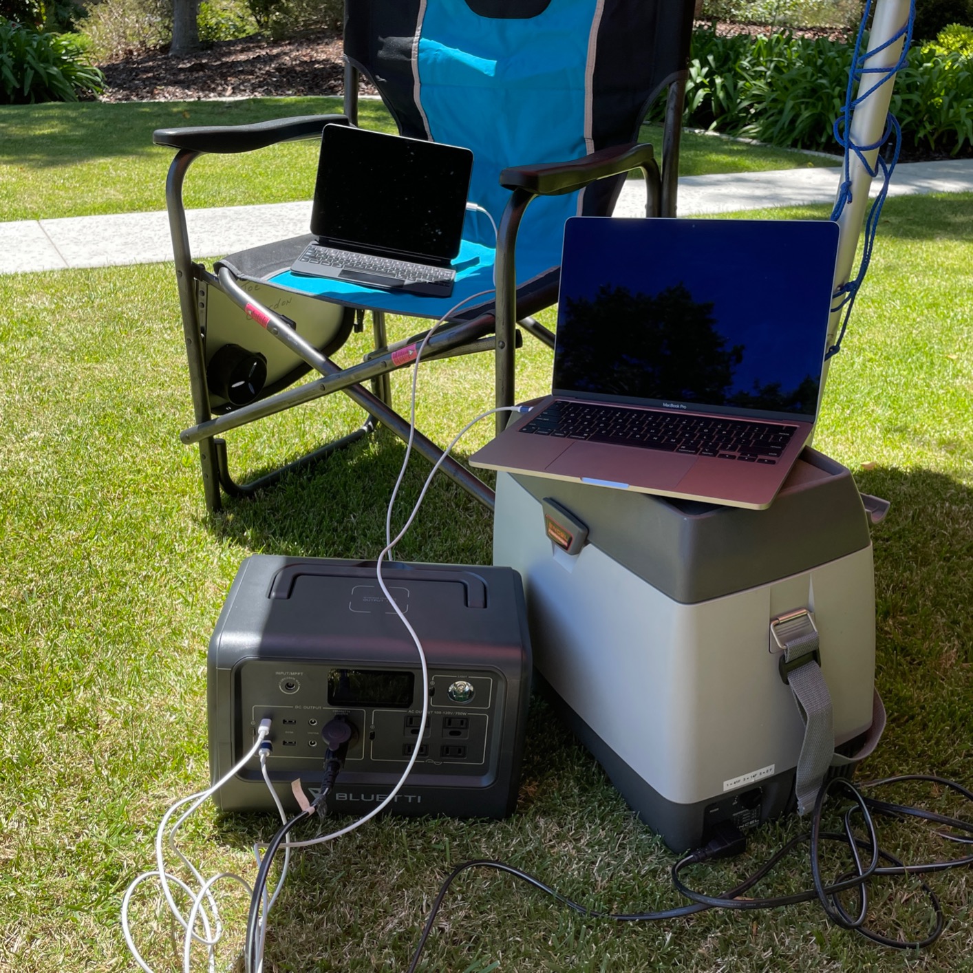 BLUETTI Portable Power Station EB70S, 716Wh LiFePO4 Battery Backup w/ 4 800W AC Outlets (1,400W Peak)